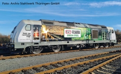 PIKO 57345 - H0 - Diesellok TRAXX Stahlwerk Thüringen, SWT, Ep. VI - AC-Digital